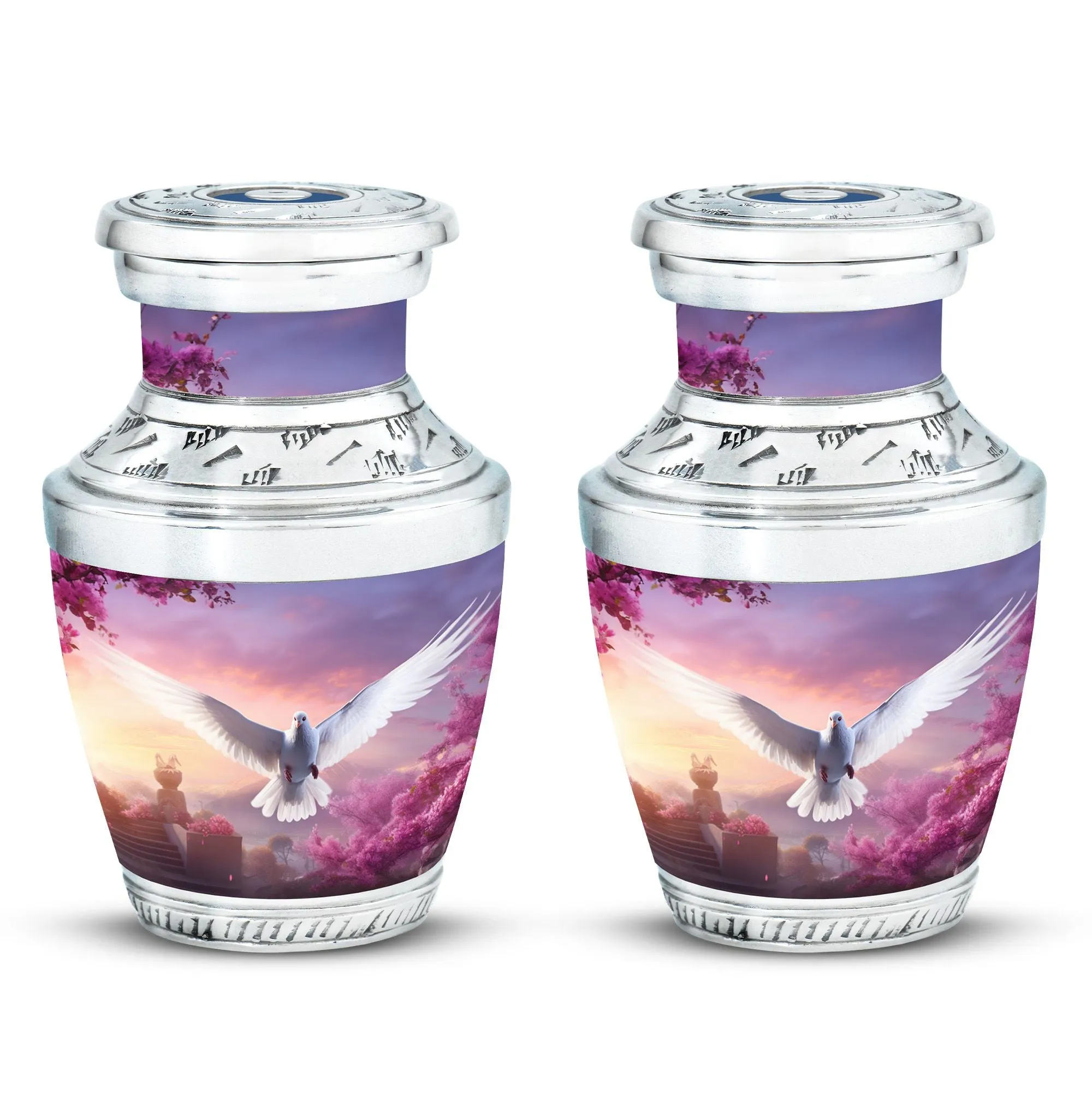 Serenity Dove Cremation Urn, Aesthetic Container for Human Ashes