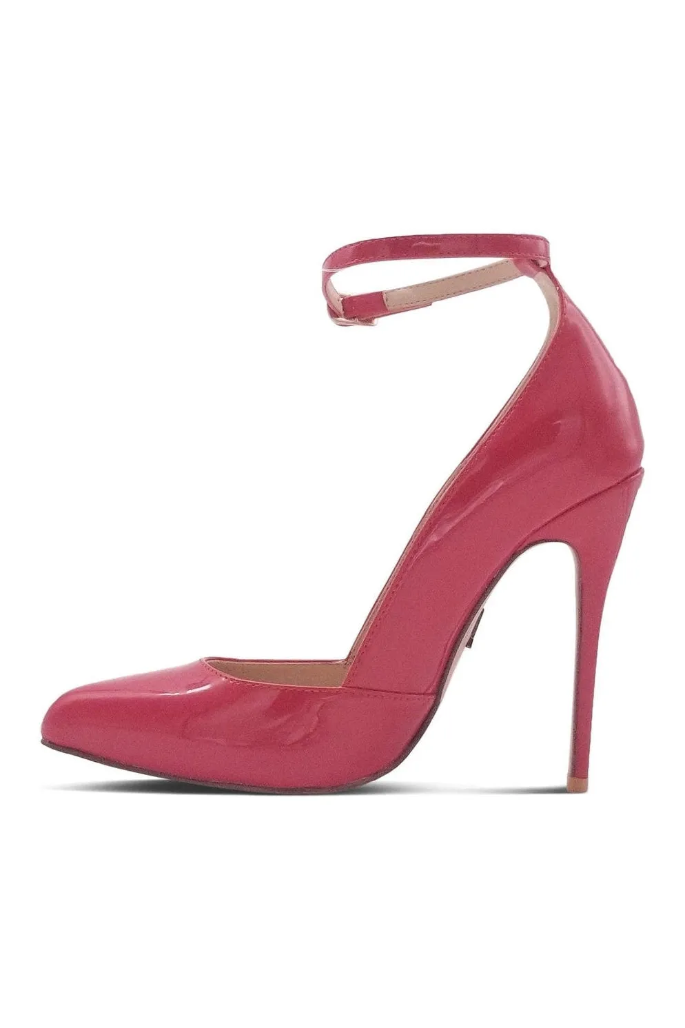 Sexy A-Line Ankle Strap Stiletto Pump