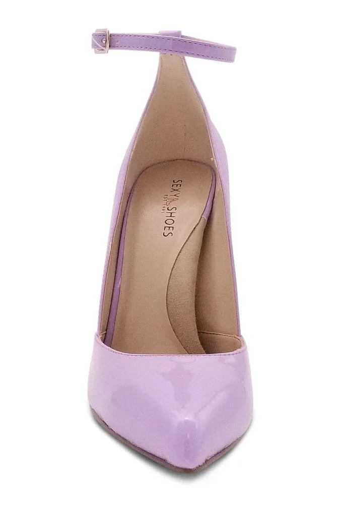 Sexy A-Line Ankle Strap Stiletto Pump