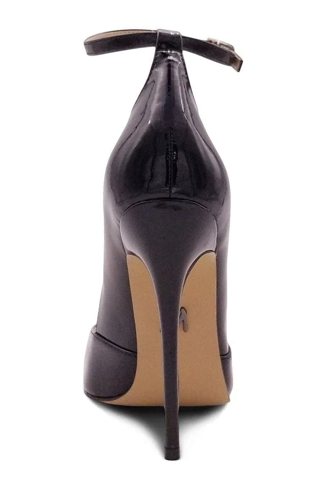Sexy A-Line Ankle Strap Stiletto Pump
