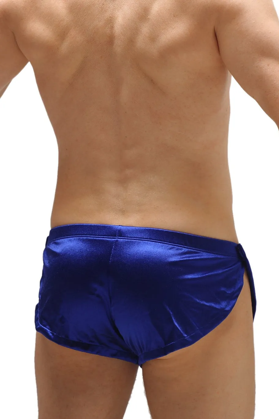 Short Snap Satin Sapphire