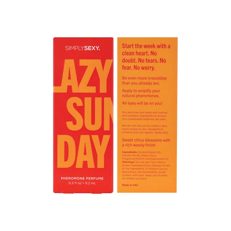 Simply Sexy Lazy Sunday Pheromone Perfume 0.3oz