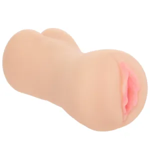 Stroke It Dual Pussy & Ass Stroker in Ivory