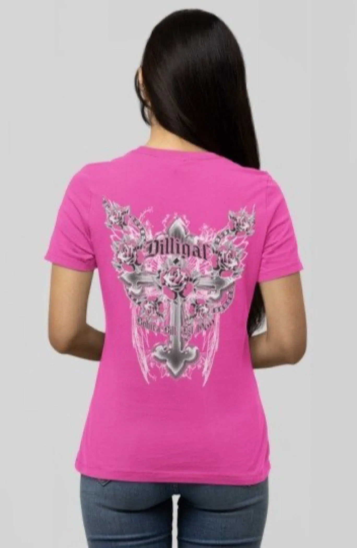 The Cross to Bear V Neck Tee