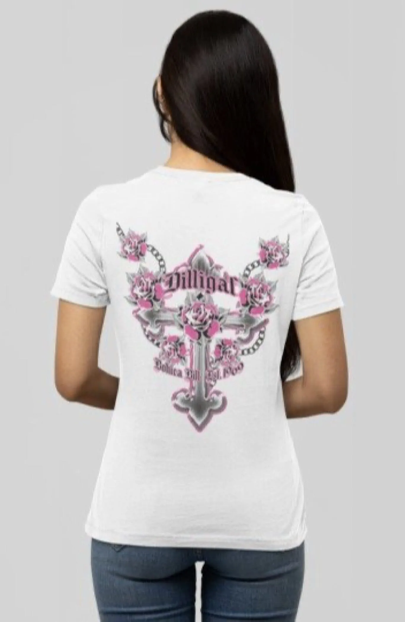 The Cross to Bear V Neck Tee