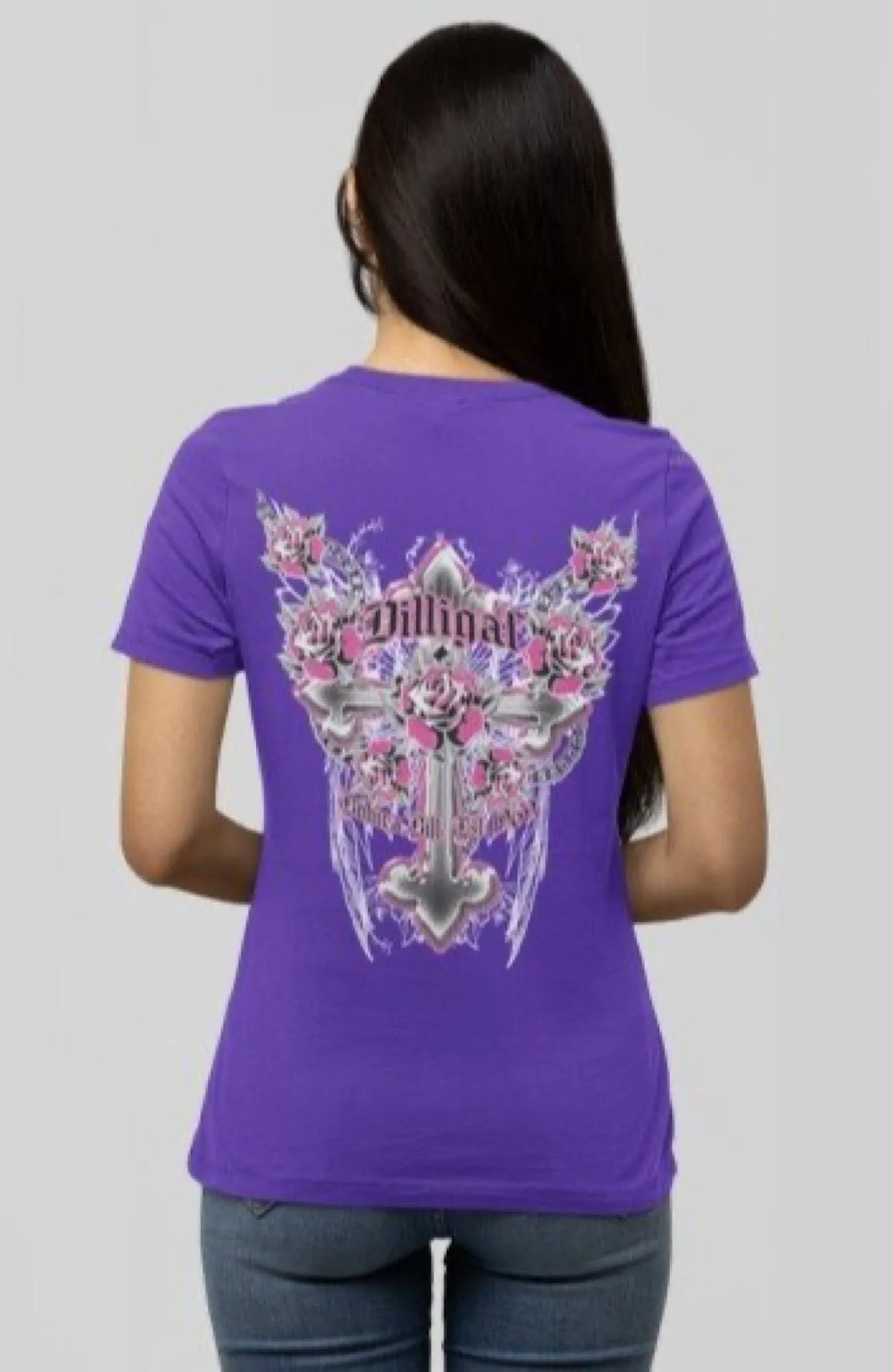 The Cross to Bear V Neck Tee