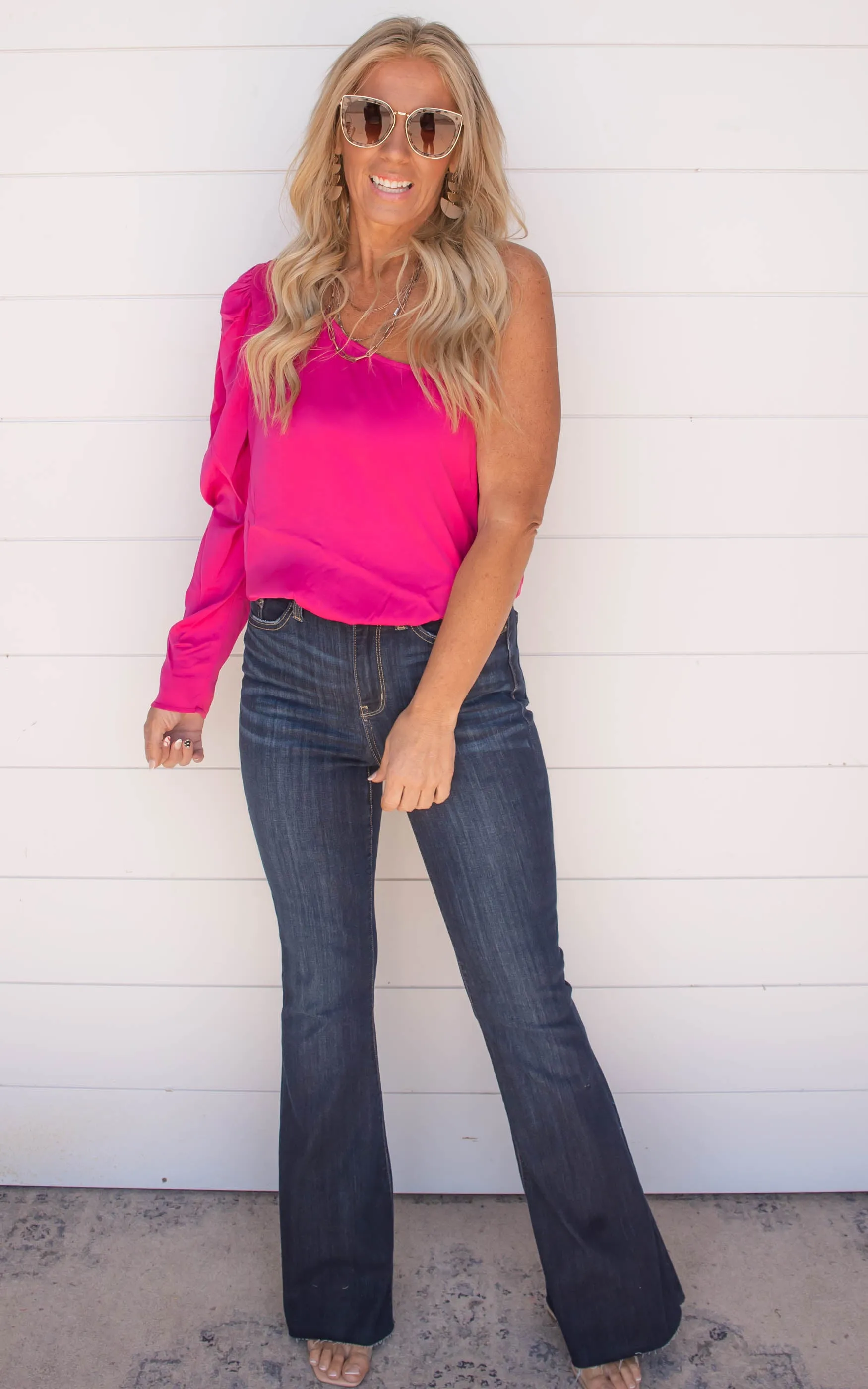 Turn Heads Puff Sleeve Bodysuit - Final Sale