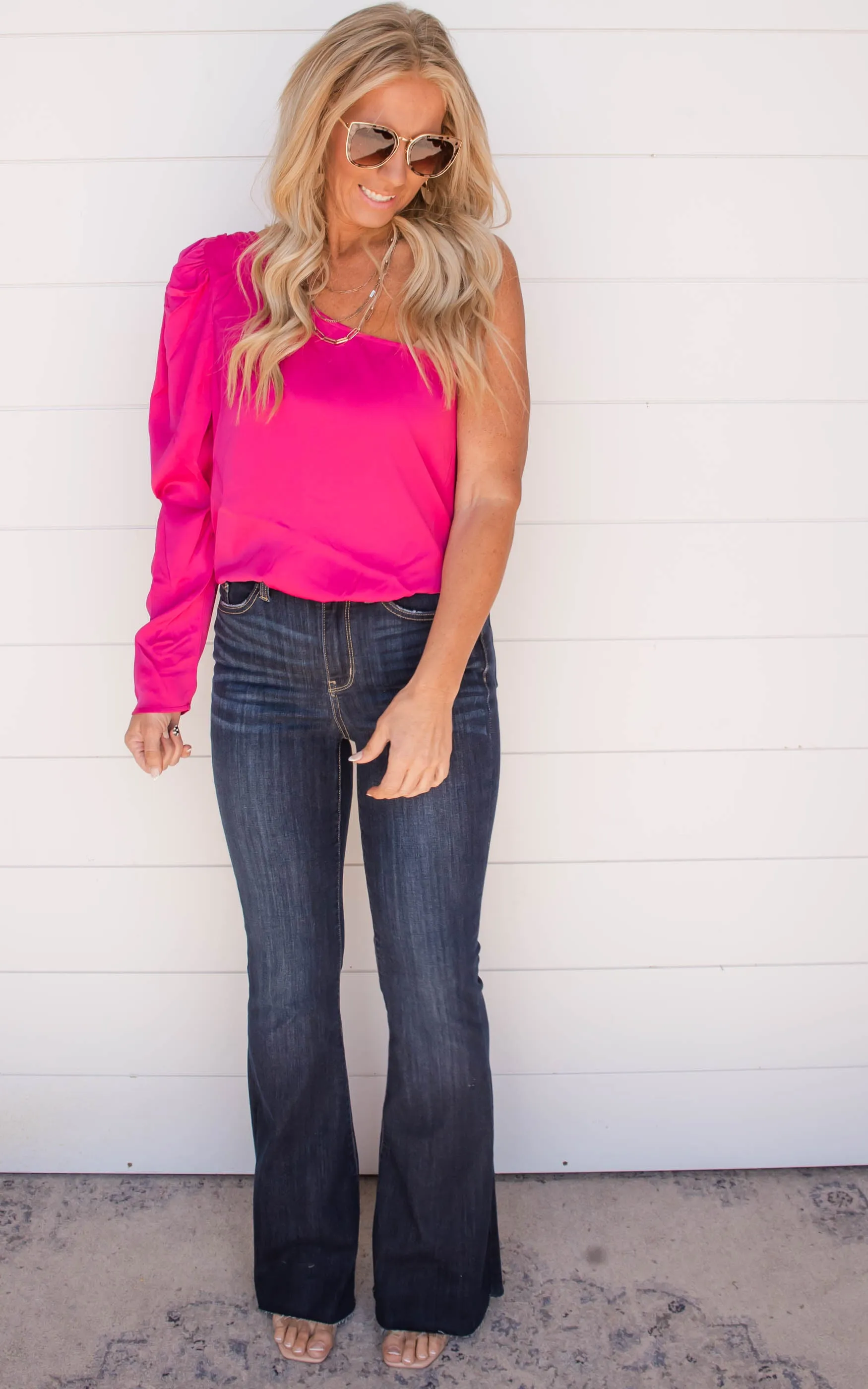 Turn Heads Puff Sleeve Bodysuit - Final Sale
