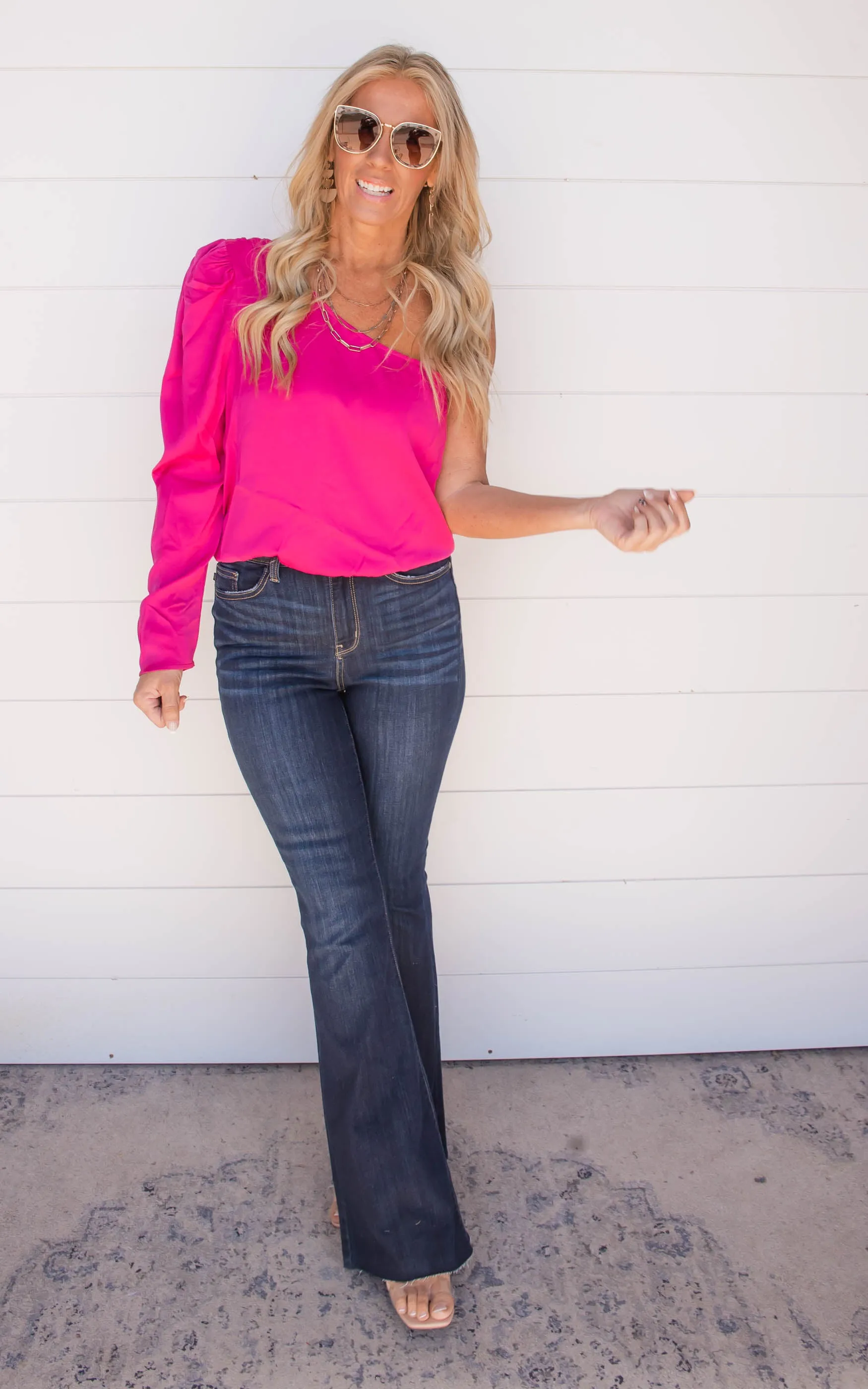 Turn Heads Puff Sleeve Bodysuit - Final Sale