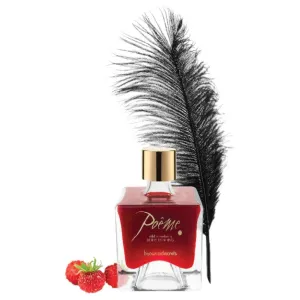 Vopsea de corp comestibilă BIJOUX INDISCRETS Poême Wild Strawberry. cu gust de căpșuni. 50 gr