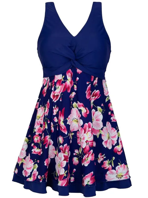 Wantdo Women's Plus Size Swim Dress