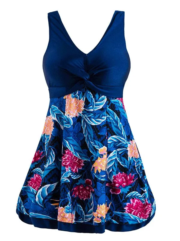 Wantdo Women's Plus Size Swim Dress