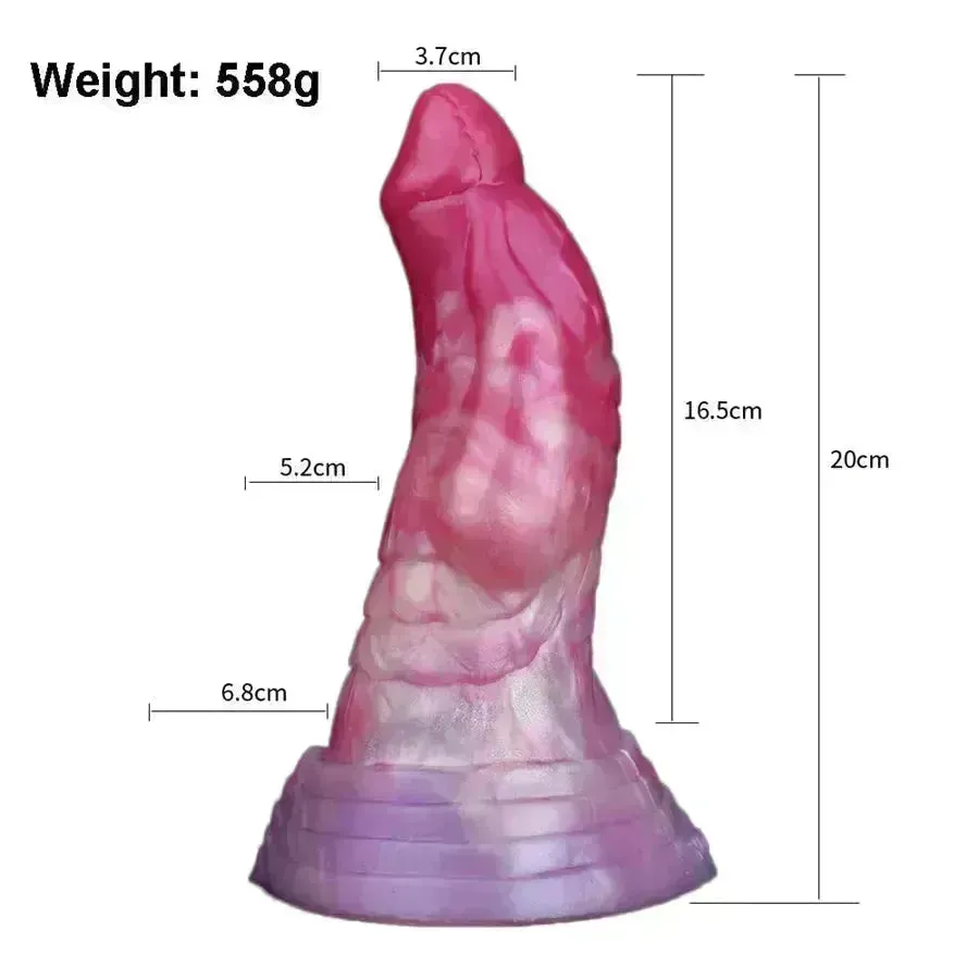 Xinghaoya Silicone Ribbed Dildo