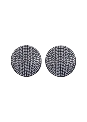 Zenn Nipple Pasties (Black/Silver)