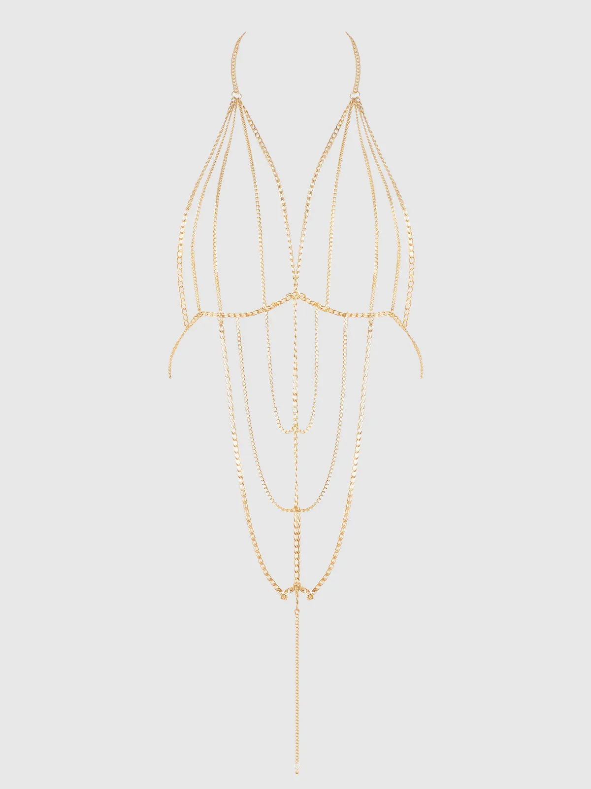 Ziggy Chain Deep V-Plunge Teddy